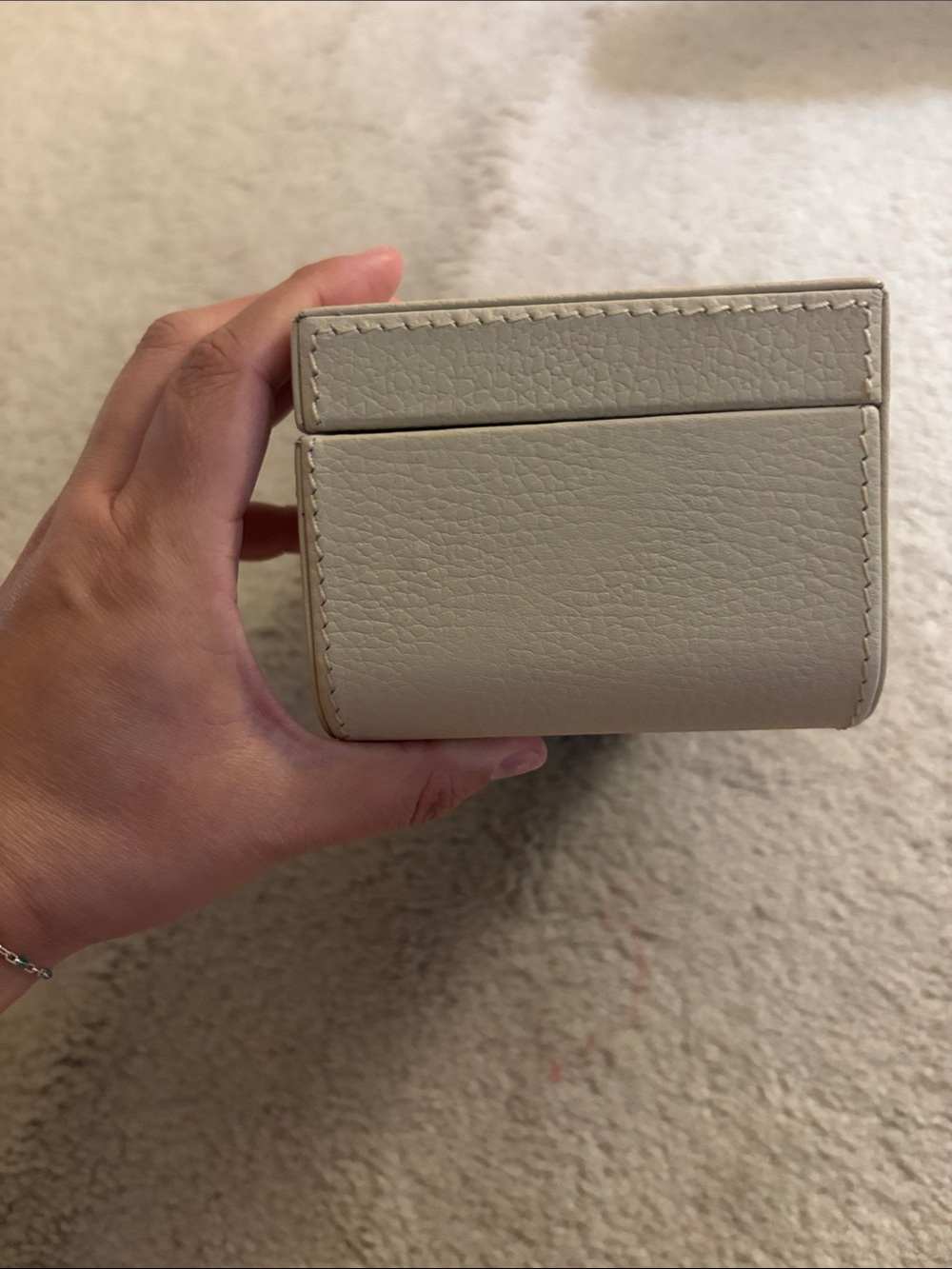 Pottery Barn Cream Jewelry Box - Picture 5 of 12